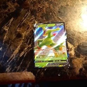Virizion V Pokémon card